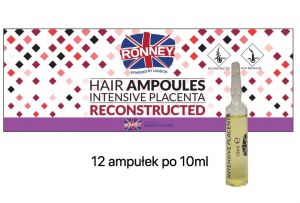 Ekstrakt z łożysk placenta Ronney Hair Ampoules 12szt
